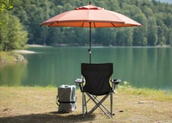 Sonnenschirm am Campingstuhl (NF)