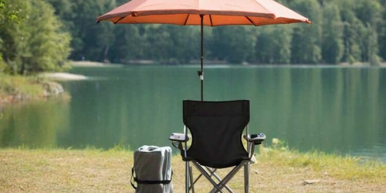 Sonnenschirm am Campingstuhl (NF)