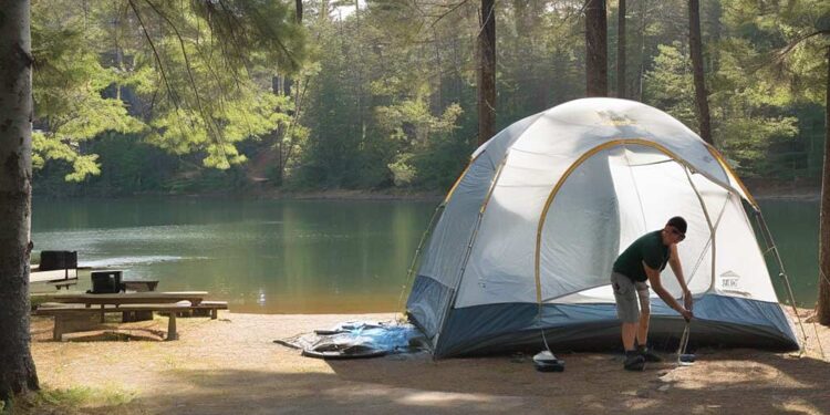 Zelt mit Hausmitteln reinigen (NF)